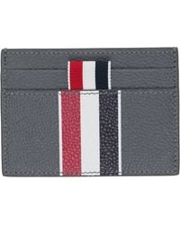 Thom Browne - Rwb Stripe Double Sided Card Holder - Lyst