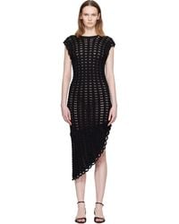Loulou de Saison - Malena Ruffled Crochet Midi Dress - Lyst