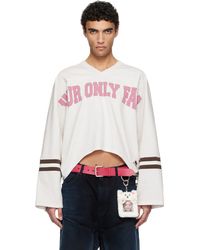 Doublet - T-Shirt 'Only Fans' Blanc Cassé Édition Pztoday - Lyst