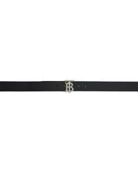 Burberry - Tan Leather 'Tb' Reversible Belt - Lyst