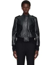 Tom Ford - Natural Grain Leather Aviator Jacket - Lyst