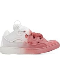 Lanvin - Off- Spray Curb Sneakers - Lyst