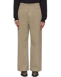 Tonywack - Washed Corduroy Wide-Leg Trousers - Lyst