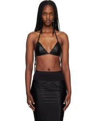 Rick Owens - Temple Waxy Lamb Leather Bra - Lyst