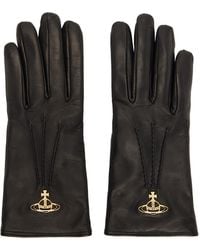 Vivienne Westwood - Black Orb Gloves - Lyst