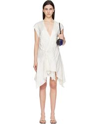 KHAITE - Off- Merith Midi Dress - Lyst