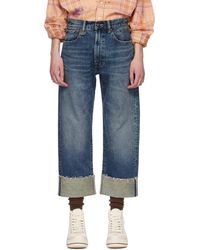 R13 - Cuffed X-Boyfriend Jeans - Lyst