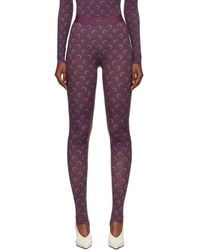 Marine Serre - Recycled Moon Jersey Stirrup Leggings - Lyst
