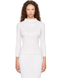 Pleats Please Issey Miyake - Basics Turtleneck Top - Lyst