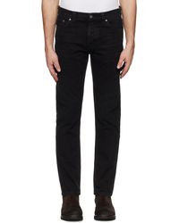 Nudie Jeans - Jean Solid Ollie Noir - Lyst
