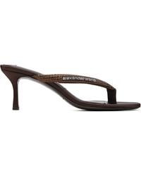 Alexander Wang - Courtney 65Mm Thong Heeled Sandals - Lyst