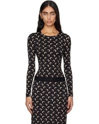 Marine Serre - Recycled Moon Jersey Second Skin T-Shirt - Lyst