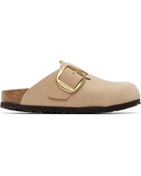 Birkenstock - Narrow Boston Big Buckle Slip-On Loafers - Lyst