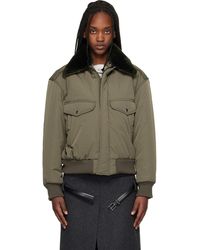Commission - Khaki Midtown Nylon Bomber Jacket - Lyst