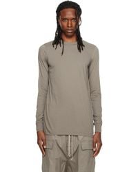 Rick Owens - Taupe Tower Level Ls T-Shirt - Lyst
