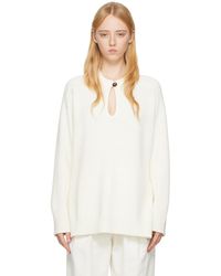 Loulou Studio - Off-white Beas Sweater - Lyst