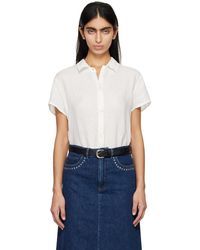 A.P.C. - . Off-white Marina Shirt - Lyst