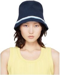 B.B. Wallace - Schnabel Cotton Crochet Bucket Hat - Lyst