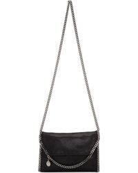 Stella McCartney Black Mini Falabella Shoulder Bag