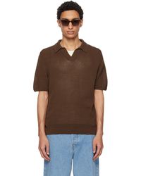 Merz B. Schwanen - Cotton Short Sleeve Polo - Lyst
