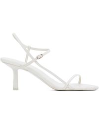 The Row - Off- Bare Heeled Sandals - Lyst