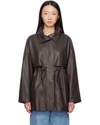The Row - Herbie Leather Jacket - Lyst