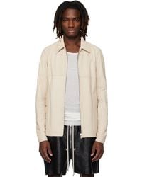 Rick Owens - Temple Brad Leather Jacket - Lyst
