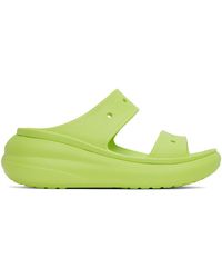 Crocs™ - Green Crush Sandals - Lyst
