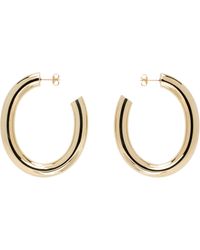 Laura Lombardi - ゴールド Curve ピアス - Lyst