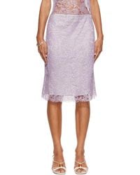 RESCHA - Ssense Exclusive Jalidaar Midi Skirt - Lyst
