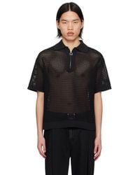 WOOYOUNGMI - Zip Placket Polo - Lyst