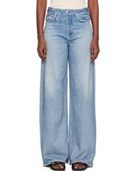 Rag & Bone - Jean Ample Sofie Bleu En Miramar - Lyst