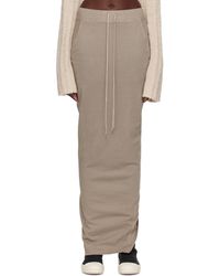 Rick Owens - Tower Pull On Pillar Maxi Skirt - Lyst