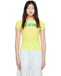 Sunnei - 'see You ' T-shirt - Lyst