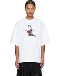 Abra - Ssense Exclusive Crewneck 'Office Girl' T-Shirt - Lyst