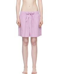 Tekla - Poplin Pyjama Shorts - Lyst