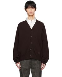 WOOYOUNGMI - Brown Buttoned Cardigan - Lyst