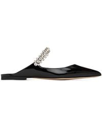 Jimmy Choo - Mules Noires À Bride Bing - Lyst
