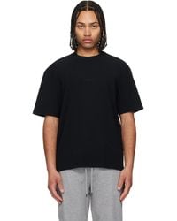HUGO - Waffle-Structured Cotton T-Shirt - Lyst