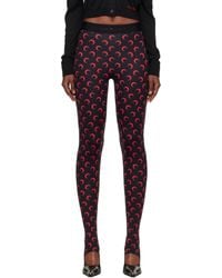 Marine Serre - Moon Printed Jersey Leggings - Lyst