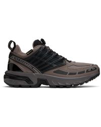 Salomon - Baskets Pro Brun Et Noir En Gore-Tex À Technologie Agile Chassis System - Lyst