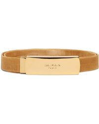 Balmain - Braided Brass Belt - Lyst
