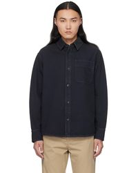 A.P.C. - Basile Brodée Poitrine Overshirt - Lyst