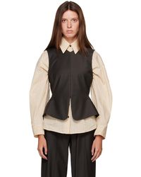Cordera - Tailored Peplum Top - Lyst