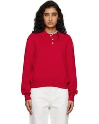 DUNST - Cashmere Collared Sweater Polo - Lyst