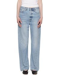 TOTEME - Twisted Seam Full Length Jeans - Lyst