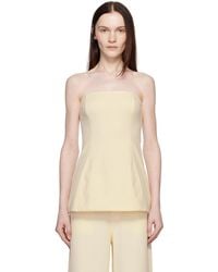 STAUD - Haut Tube Silvia Blanc Cassé - Lyst