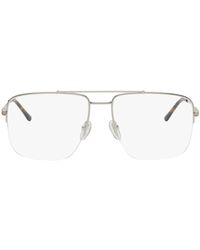 Gucci - Silver Aviator Glasses - Lyst