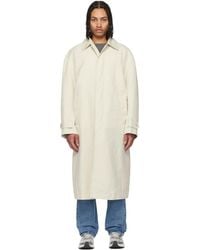 BOSS - Off- Water-Repellent Concealed Closure Coat - Lyst