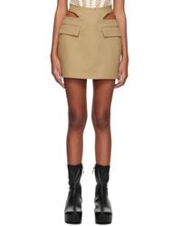 Dion Lee - Y Front Buckle Miniskirt - Lyst